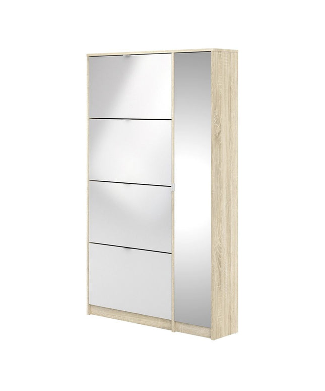 Shoes - Shoe Cabinet 4 Tilting Doors +2 Layers +1 Door