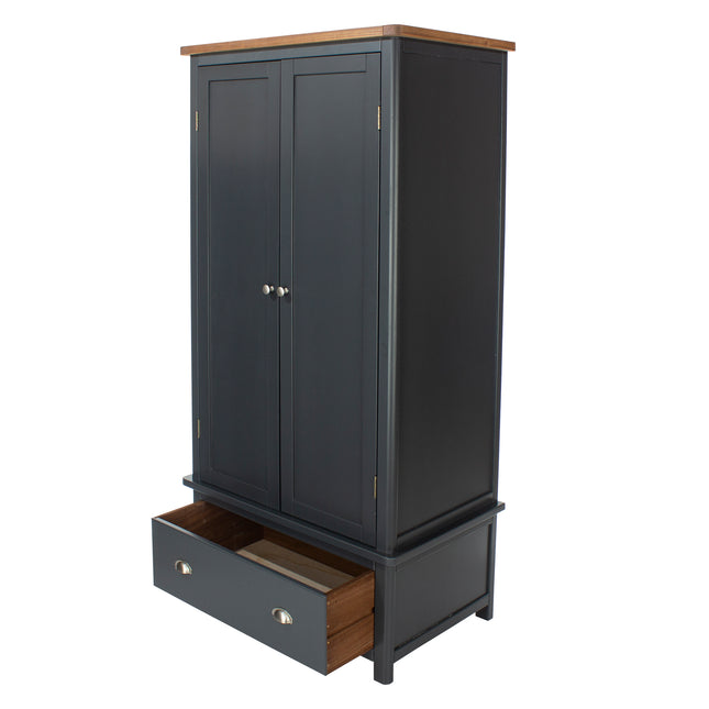 Highland Home - Wardrobe - 2 Door 1 Drawer