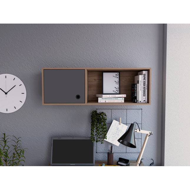 Modern Living - Versatile Wall Storage Unit - Oak Effect