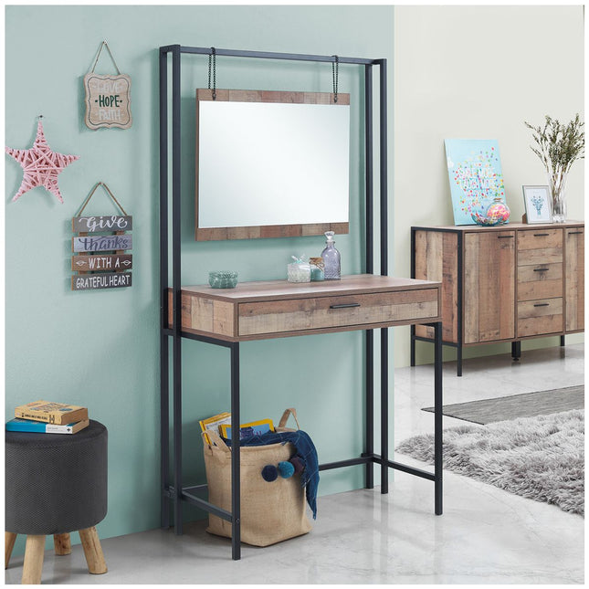Stretton - Dressing Table - Mirror - Rustic Oak