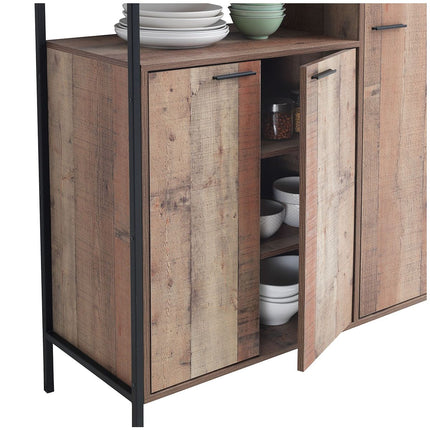 Stretton - Kitchen Cabinet - 5 Doors - Rustic Oak