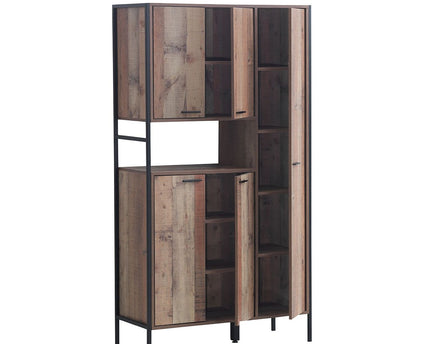 Stretton - Kitchen Cabinet - 5 Doors - Rustic Oak