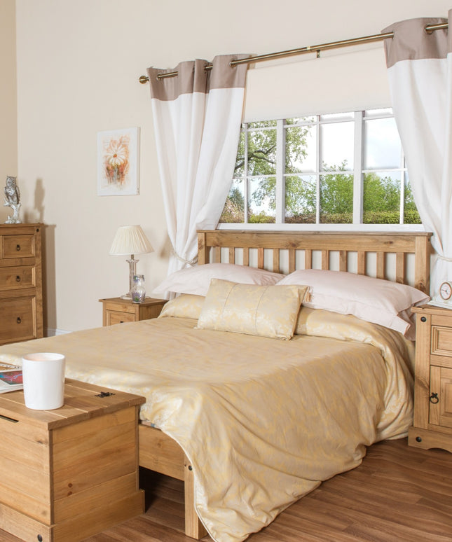Corona - 4'6" Slatted Low End Bedstead