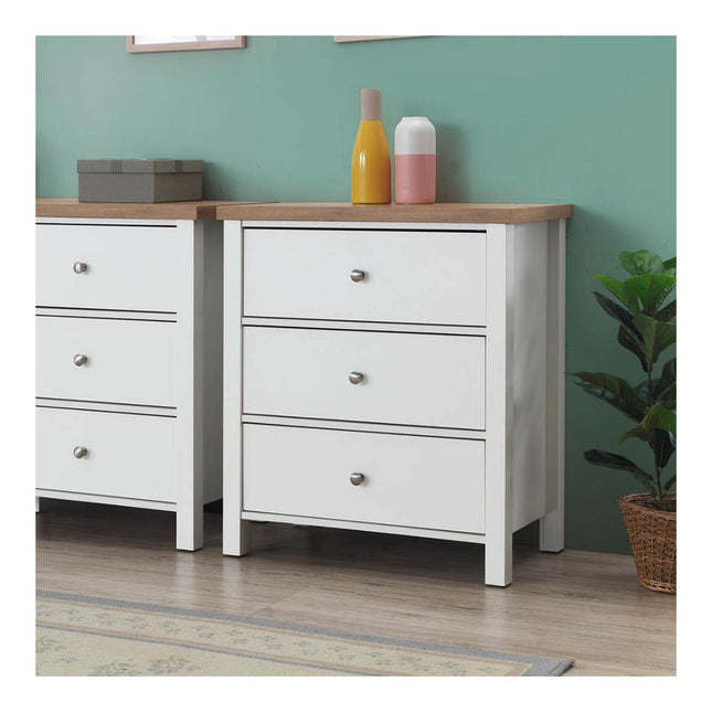Astbury - 3 Drawer Chest - White