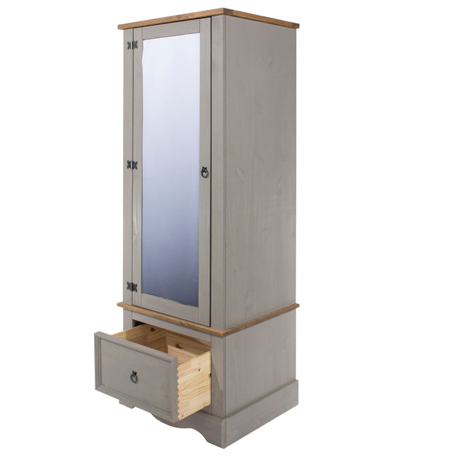 Corona - Elegant Mirrored Armoire