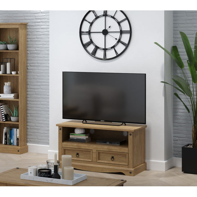Corona - Pine Flat Screen TV Unit