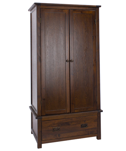 Highland Home - Wardrobe - 2 Door 1 Drawer