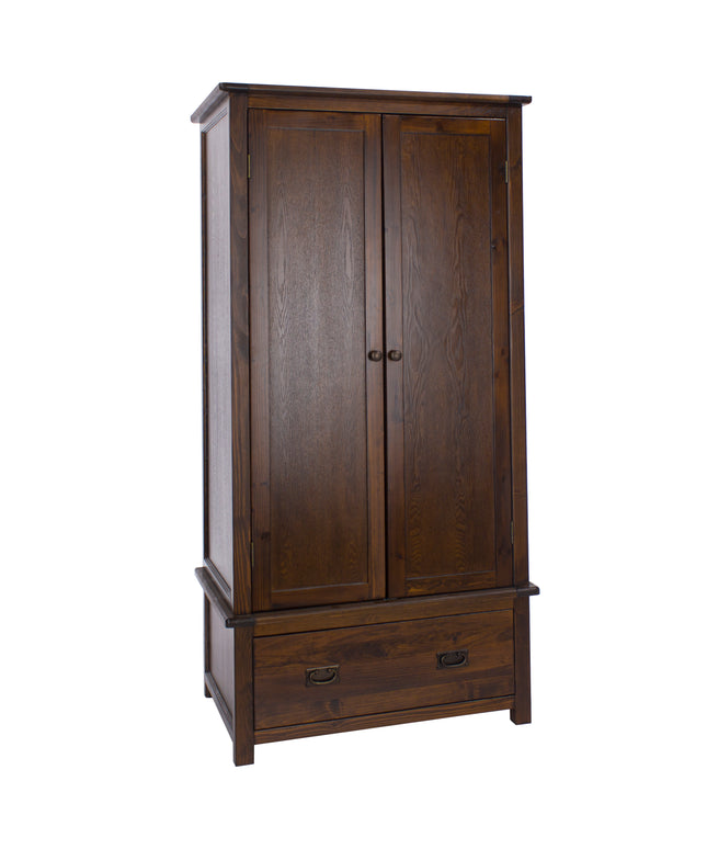Highland Home - Wardrobe - 2 Door 1 Drawer
