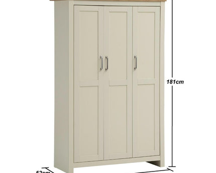 Lisbon - 2-Piece Set - 3-Door Wardrobe & Bedside Table