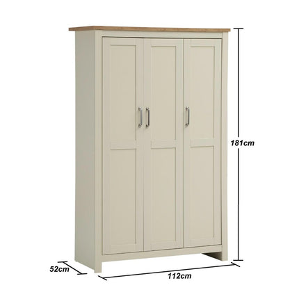 Lisbon - 2-Piece Set - 3-Door Wardrobe & Bedside Table
