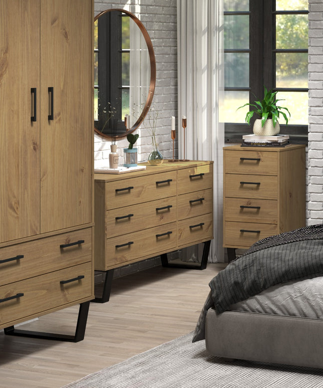 Modern Living - Industrial 6 Drawer Wide Chest