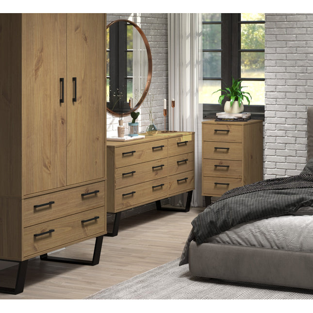 Modern Living - Industrial 6 Drawer Wide Chest