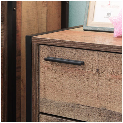 Stretton - 3 Piece Bedroom Set 4 Door Wardrobe - Rustic Oak