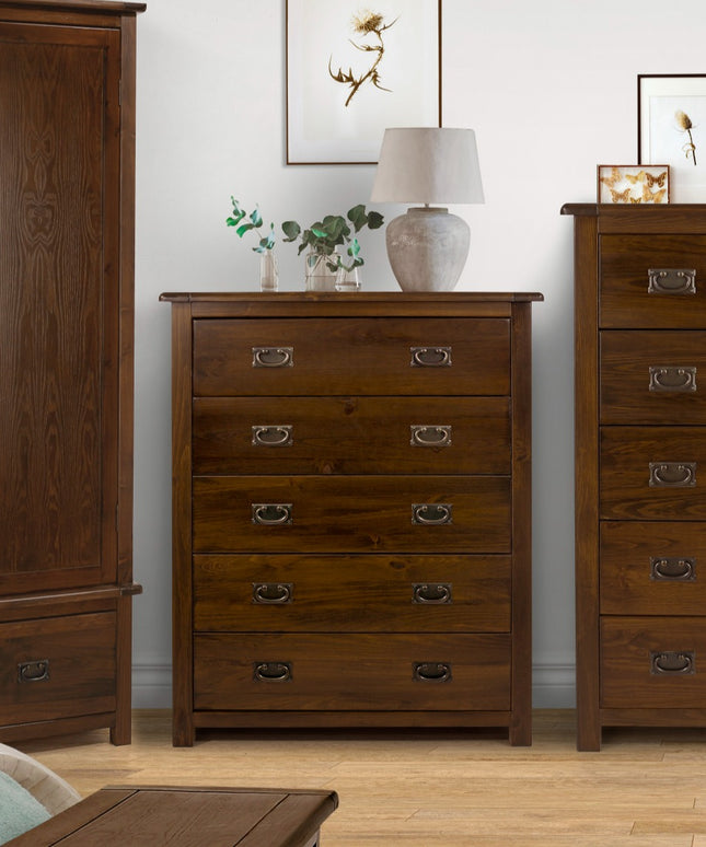 Highland Home - Storage - 5 Drawer Chest