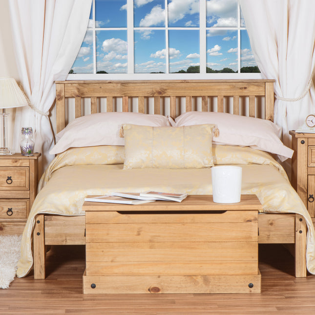 Corona - Pine 3'0" Low End Bedstead