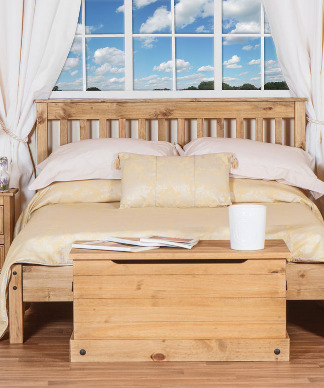 Corona - Pine 3'0" Low End Bedstead