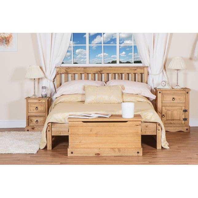 Corona - Pine 3'0" Low End Bedstead
