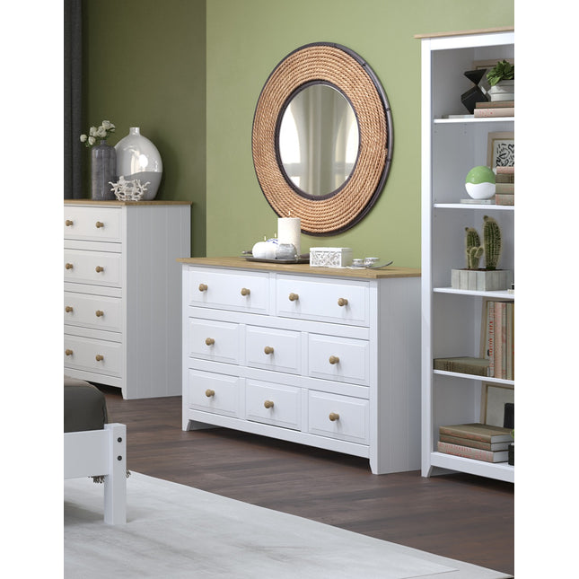 Painted - 8 Drawer Large Chest - Practical Storage