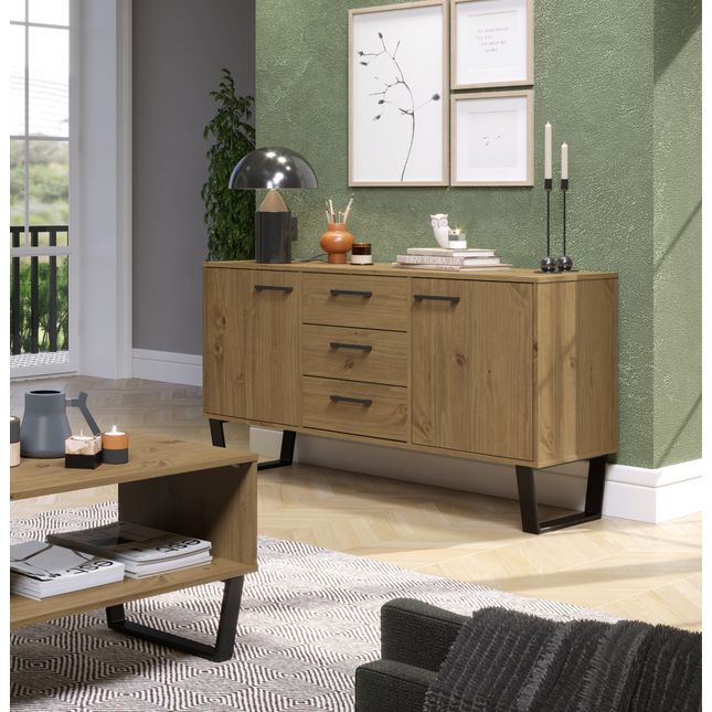 Modern Living - Medium Sideboard - 2 Doors 3 Drawers