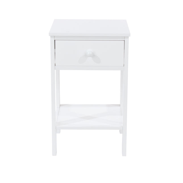 Painted - Shaker 1 Drawer Petite Bedside - Ideal for Small Spaces
