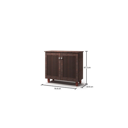 Essentials - Modern 2 Door Shoe Cabinet