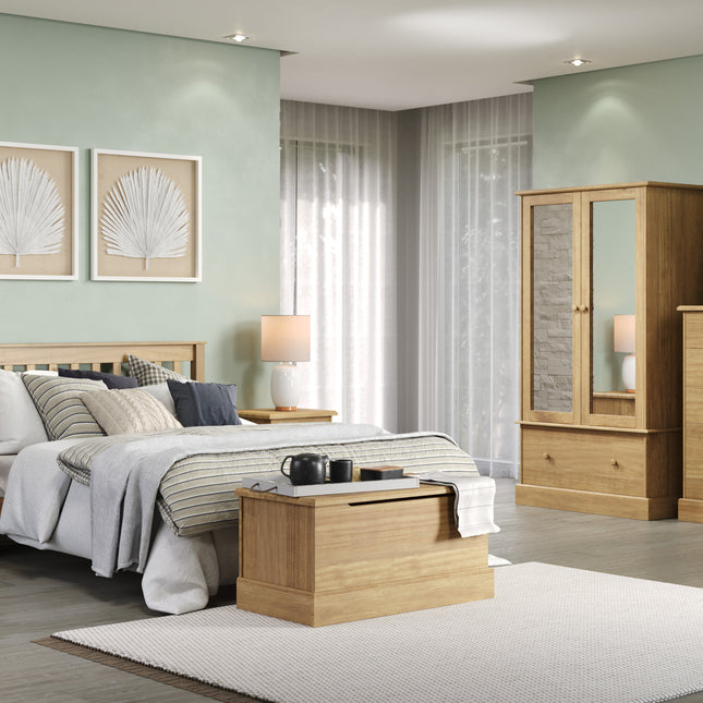 Cotswold - 2 Drawer Bedside Cabinet