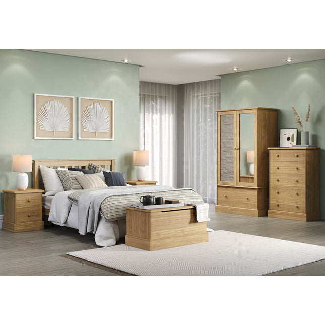 Cotswold - 2 Drawer Bedside Cabinet