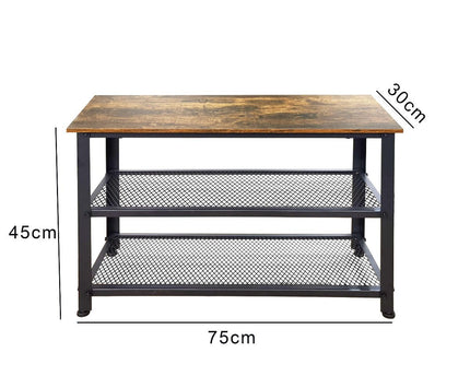 Bala - Low Console Table - Walnut