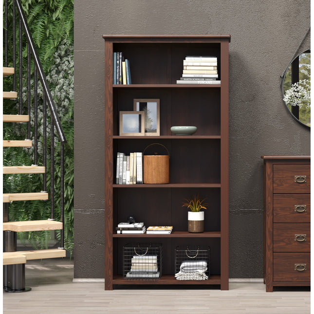 Highland Home - Tall Bookcase - 4 Shelf Design