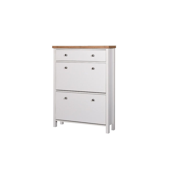 Astbury - 3 Tier Shoe Cabinet - White