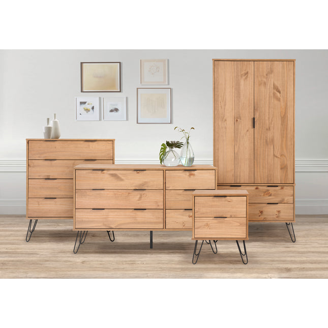 Augusta - 2 Drawer Bedside Cabinet