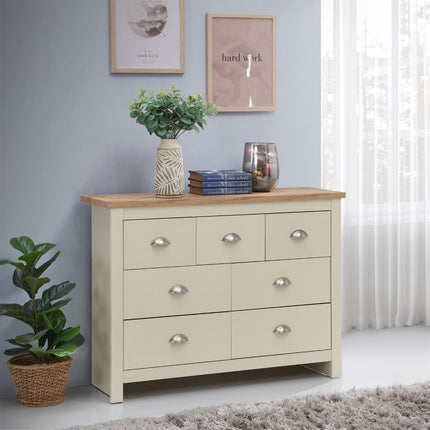 Lisbon - 3-Piece Set - 2 Door Wardrobe, 7 Drawer Chest & Bedside Table