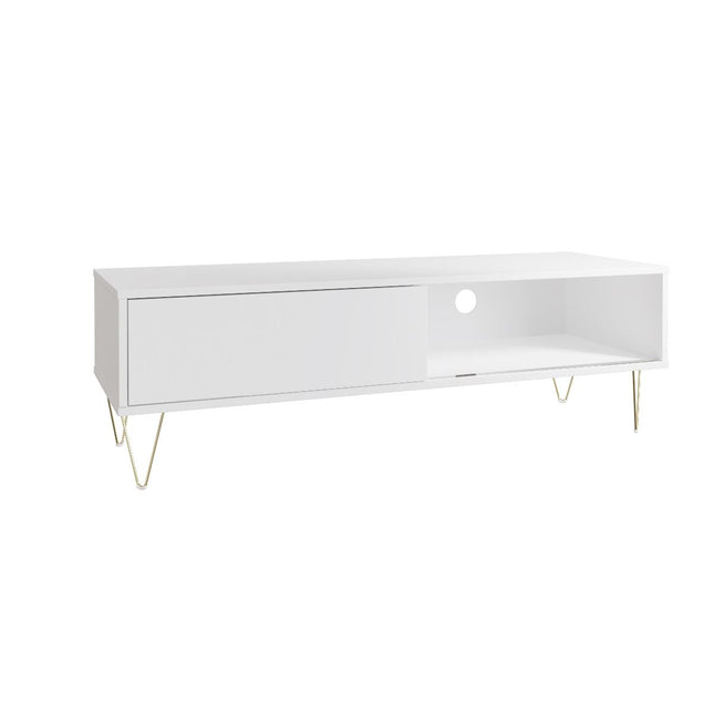 Monaco - TV Unit Sliding Door - White