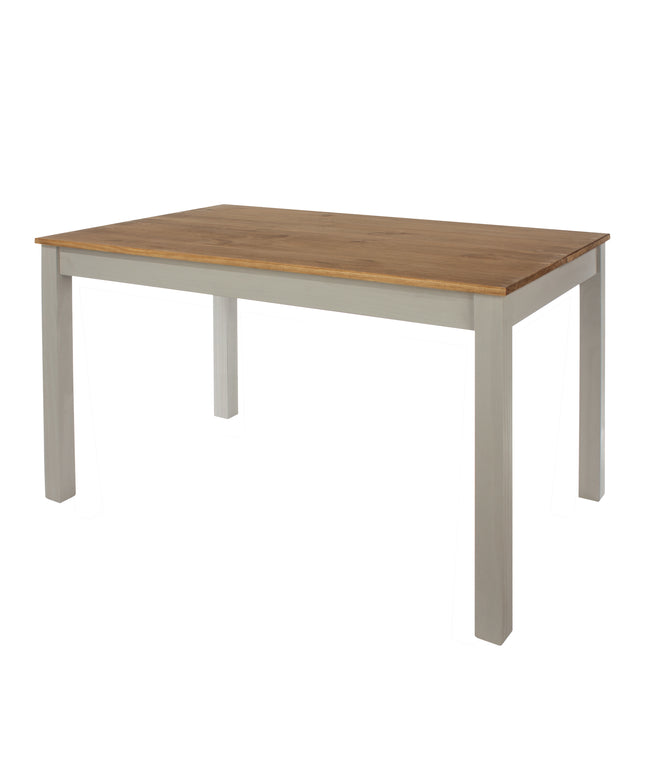 Corona - Large Corona Linea Rectangular Dining Table Grey Wax