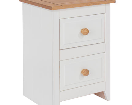 Painted - Petite 2 Drawer Bedside Cabinet