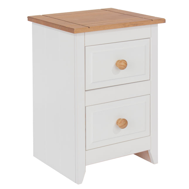 Painted - Petite 2 Drawer Bedside Cabinet