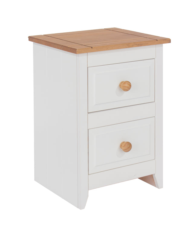 Painted - Petite 2 Drawer Bedside Cabinet