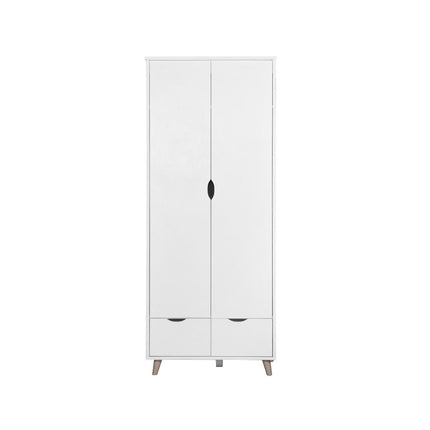 Pulford - 3 Piece Bedroom Set 4 Drawer - White & Sonoma Oak