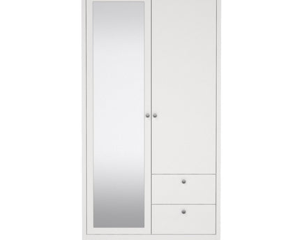 Madrid - Wardrobe with 1 Door + 1 Mirror Door + 2 Drawers