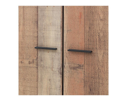 Stretton - 2 Door Wardrobe - Rustic Oak