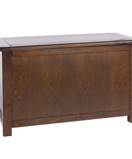 Highland Home - Luxurious Ottoman - Dark Brown