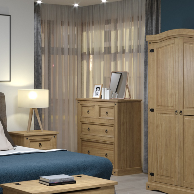 Corona - Spacious 4 Drawer Chest