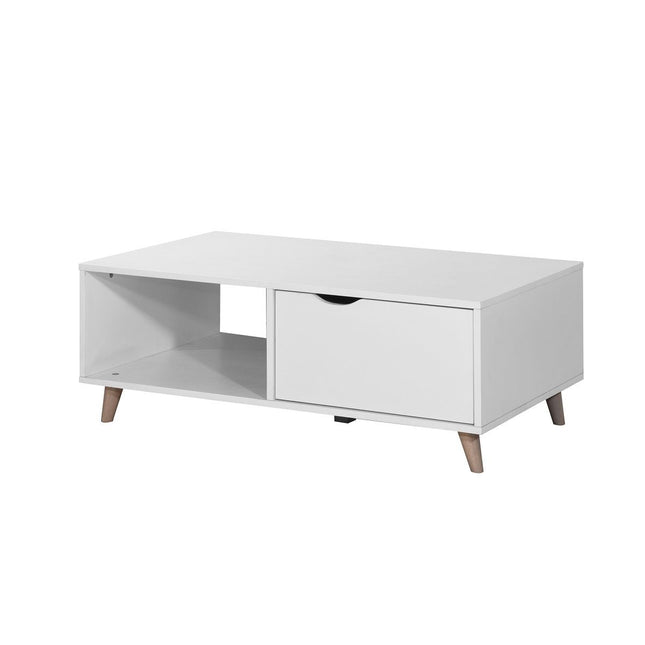 Pulford - Coffee Table - 2 Drawers - White