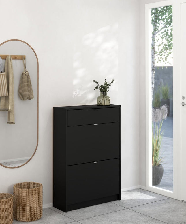 Shoes - Cabinet 2 Flip Down Doors + 1 Drawer