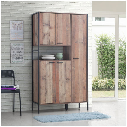 Stretton - Kitchen Cabinet - 5 Doors - Rustic Oak