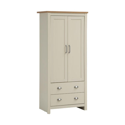 Lisbon - 3-Piece Set - 2 Door Wardrobe, 7 Drawer Chest & Bedside Table