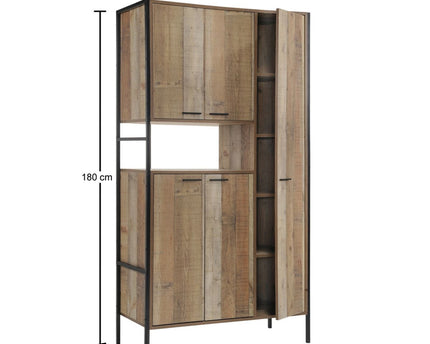 Stretton - Kitchen Cabinet - 5 Doors - Rustic Oak