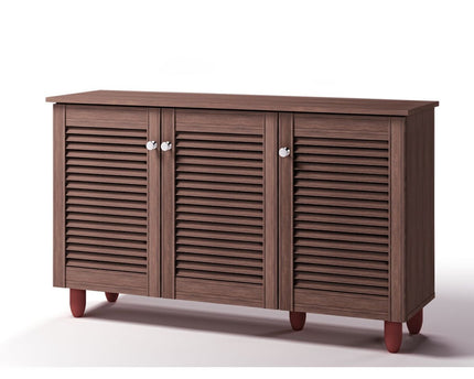 Essentials - Modern 3 Door Shoe Cabinet