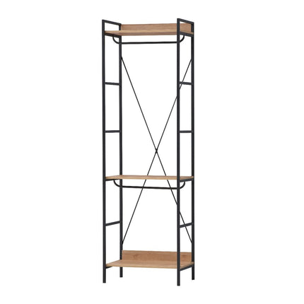 Claire - 3 Shelf Open Wardrobe - Riviera Oak