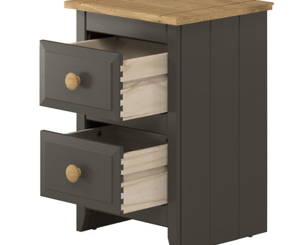 Painted - Petite 2 Drawer Bedside Cabinet